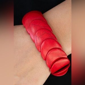 ❤️ 4 For $20 ❤️ Nomadic Nature Red Bracelet Paparazzi Stretch